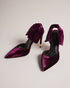 BATALYN-Shoes-Indulge in timeless glamour with our BATALYN heels. The unique design boasts a golden band and faux pearl detail on the heel, exuding luxury and sophistication that will elevate any outfit to statement status. Court heels Large bow on heel Golden band and pearl heel detail Pointed toe Slingback heel Heel height: 10.3cm- Ted Baker Romania